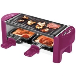 Raclette 2 personnes 350 W Meuuuh prune
