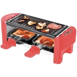 Raclette 2 personnes 350 W Meuuuh rouge brique