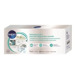 Détartrant 3 en 1 pour lavelinge et lavevaisselle 12 sachets