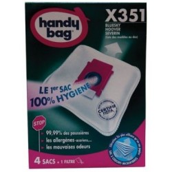 Sac aspirateur handy bag non tissé x4 hoover x351