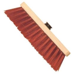 Balai de cour pvc rouge 29cm 1021