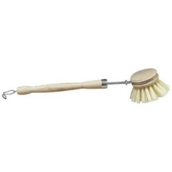 Brosse vaisselle bois ronde fibre naturelle