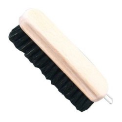 Polissoir chaussure L:135 bois brut écolo fibre soie noire