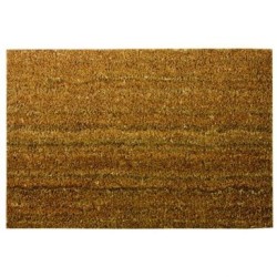 Tapis coco naturel uni 40x60 s/pvc