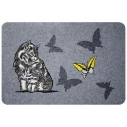 Flock estampes chat 40x60cm