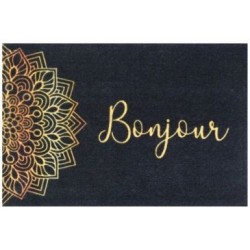 Tapis boston 40x60cm mandala bonjour