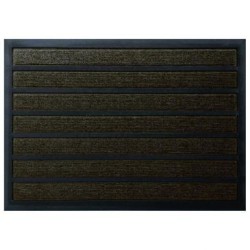Tapis combi absorbant marron 40x60cm