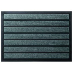 Tapis combi absorbant gris 40x60cm