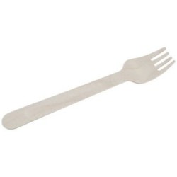 Fourchette en bois de bouleau reutilisable x10