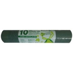 Sac poubelle lien coulissant 110L X10