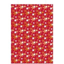 Sachet cadeau étoile 27x45cm