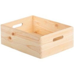 Caisse empilable pin h14.00x40.00x30cm