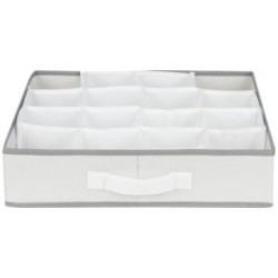 Séparateur de tiroir life 16 compartiments blanc