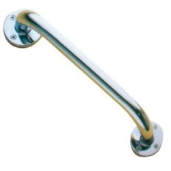 Barre d'appui droite 30cm chrome
