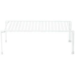 Pont de rangement extensible blanc