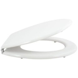 Abattant wc blanc mdf charnières zinc