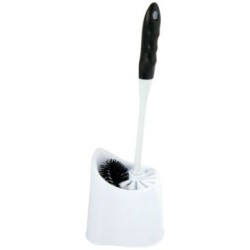 Porte brosse wc avec goupillon et son socle taupe