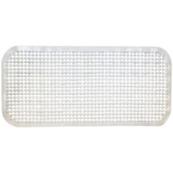 Tapis fond de baignoire 36x72cm classique blanc