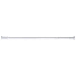 Barre de douche extensible 140 à 260cm d22mm blanc