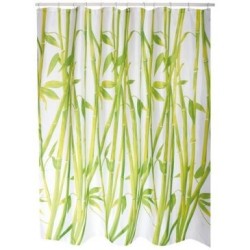 Rideau de douche polyester 180x200cm bambou
