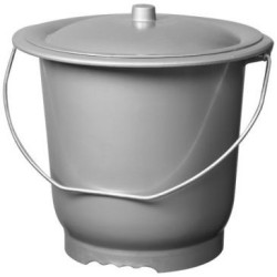 Seau hygiénique modèle adulte + couvercle