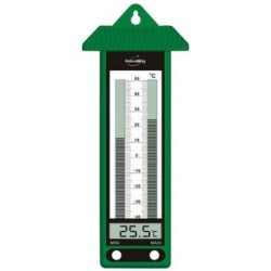 Thermomètre électronique mini maxi vert