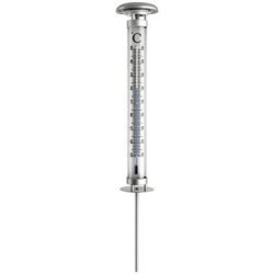 Thermomètre géant solaire de jardin