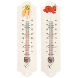 Thermomètre métal 20cm déco potager