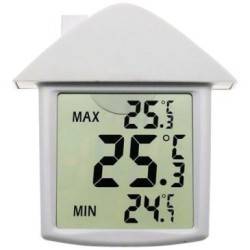 Thermometre mini maxi electronique fenetre et ventouse