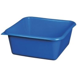 Cuvette carrée 32cm 9.5l bleu