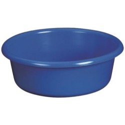 Cuvette ronde ø32x11cm 5l bleu