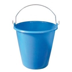 Seau ménage 8L gradué bleu