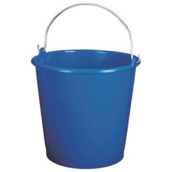 Seau ménage 12L gradué bleu