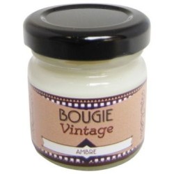 Bougie vintage 30g ambre