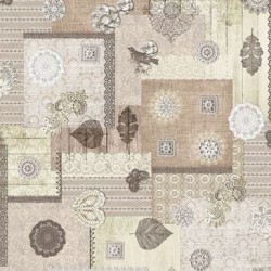 Nappe bergamo avignon beige 15mx138cm