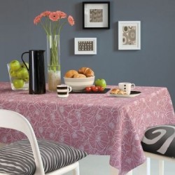 Nappe Bergamo floret rose 15mx138cm
