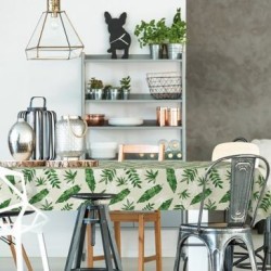 Nappe manhattan tropical forest 140x180cm