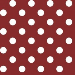 Nappe ovale manhattan venita rouge 150x250cm
