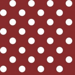 Nappe ronde manhattan venita rouge 150cm