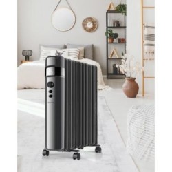 Radiateur bain d'huile 2500 W noir