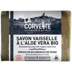 Savon vaisselle enrichi au bicarbonate et aloe vera bio 200g