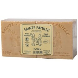 Savon marseille sainte famille 2x500g