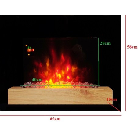 Cheminée décorative design Fire Wood