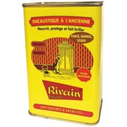 Rivain encaustique à l'ancienne liquide bois foncé 500ml