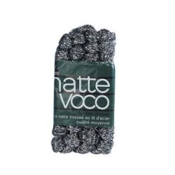 Natte tressée paille de fer moyen Voco