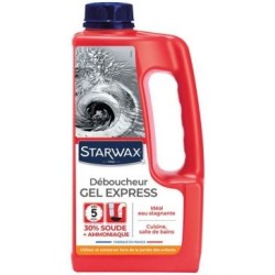 Déboucheur gel express 5mn cuisine salle de bain 1L