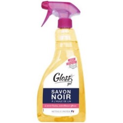 Gloss gel savon noir à huile de lin pistolet 750ml