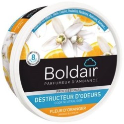 Destructeur d'odeurs Boldair bloc gel 300g fleur d'oranger
