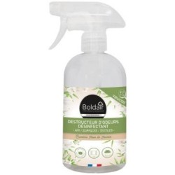 Boldair destructeur odeurs desinfectant bambou jasmin 500ml