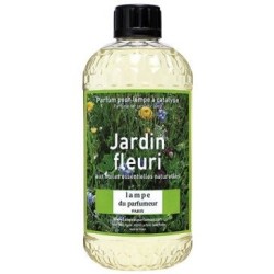 Recharge pour lampe 500ml jardin fleuri